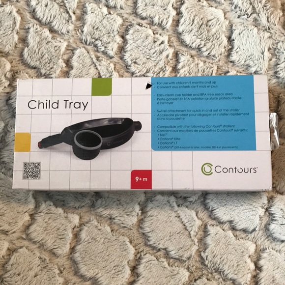 contours stroller tray